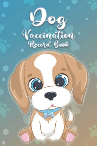 Dog vaccination record book - dog,